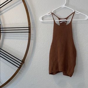 Urban outfitters knit crop top